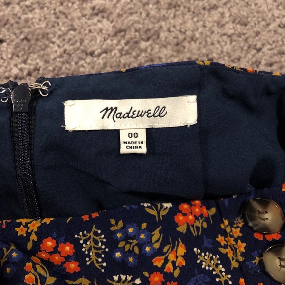 Madewell A-Line Mini Skirt in Garden Party size 00 - Picture 5 of 6